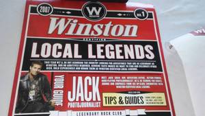 Winston Local Legends Poster, Container and More.