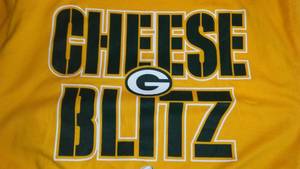 NEW Green Bay Packers T � Shirt. Large, Cheese Blitz