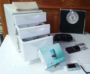 Thread, Sewing, Scale, Camera, Recorder.