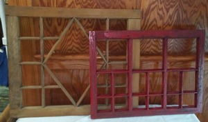 (2) Amazing Antique Window Frames.