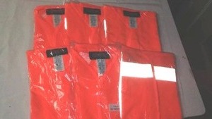 (6) Blaze Orange Vests
