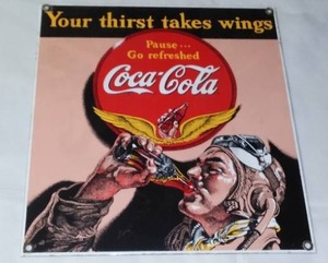 Coke Coca - Cola Sign.
