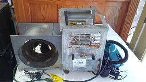 Rechargeable Blower and (2) Fans.
