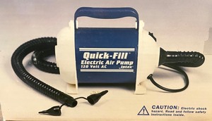 lot 62 image: Quick Fill Electric Air Pump by Intex