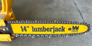 lot 99 image: WEN Lumberjack 14 Electric Chainsaw