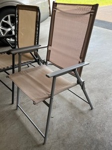 lot 109 image: Two Nice Folding Chairs