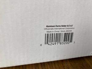 Aluminum Forms Holders
