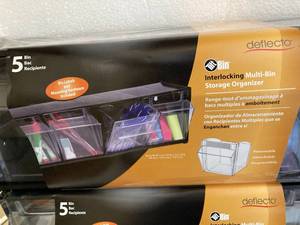 Multi-Bin Storage Organizers