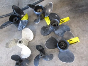 7 Used Props 2-OMC Props, 8.5D x ...