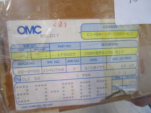 OMC Evinrude Johnson VRO 2 Conve...