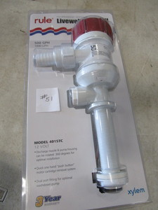 Rule - Livewell  Baitwell Pump, 50...