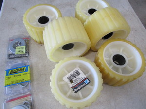 Ship Shape Trailer Rollers - 6 Ribb...