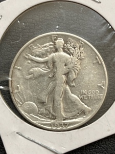 1937 Walking Liberty Half Dollar