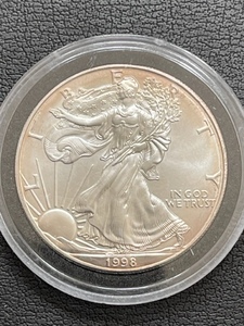 1998 Silver Eagle .999 Fine