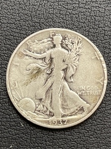 1937 Walking Liberty Half Dollar