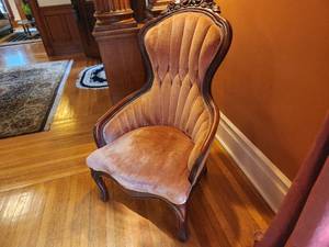 Antique Style Parlor Chair