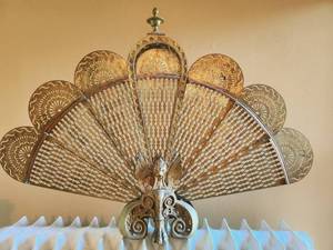 Brass Fireplace Fan