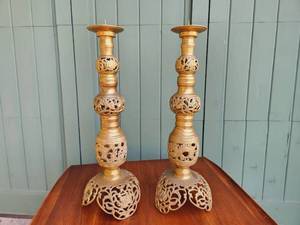 Vintage Candle Stands