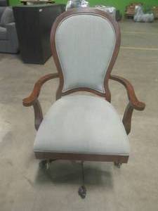 CREATED FOR MACYs SAN LIM FURNITURE, Upholstered Rolling Office Chair With Tilt and Height Adjustment.