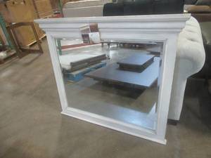 CREATED FOR MACYs FURNITURE Large Wall Mirror With Beveled Glass.  Approximate Dimensions 48 x 40 12 Tall.