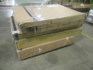 LARGE WHOLESALE PALLET OF FURNITURE (Could have Table Tops, Bed Parts, and More), These Boxes Have not been inspected and are being sold directly off the truck. Condition is unknown.