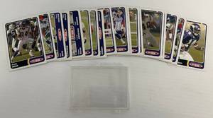 2003 Topps Vickings Trading Cards Including Randy Moss All In Plastic Case