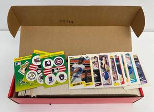 Box With Misc. Baseball Trading Cards