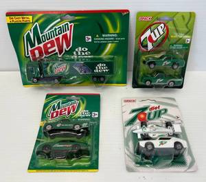 Group Of Misc. Soda Company Die-cast Cars NIB