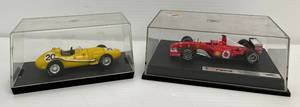 Group Including Brumm Oro Die-Cast Vintage Ferrari And HotWheels F-2002 Michael Schumacher