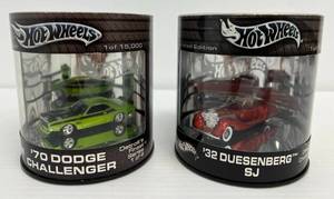 Pair Of Hotwheels Oil Can Die-Cast Cars NIB