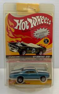 2003 HotWheels Neo-Classics Series 67 Pontiac GTO NIB In Protective Sleeves (Foam Tape On Back)