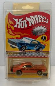 2004 HotWheels Neo-Classics Series 1969 Dodge Charger NIB In Protective Sleeves (Foam Tape On Back)