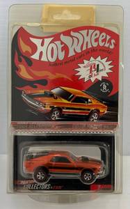 2004 HotWheels Red Line Club Custom Mustang Mach 1 NIB In Protective Sleeves (Foam Tape On Back)