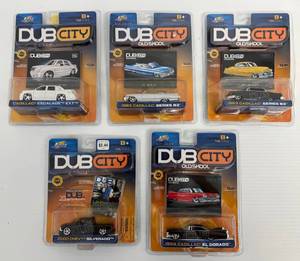 Group Of Jada Brand Dub City Die-Cast Cars NIB (Some With Foam Tape On Back)