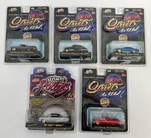 Group Of Jada Brand Street Low  Die-Cast Cars NIB (Some With Foam Tape On Back)