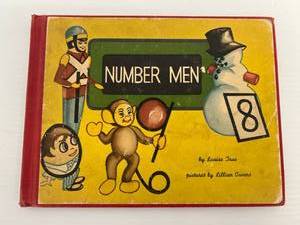 Vintage 1948 Number Men Childrens Book