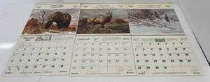 Vintage 1977,1978 And 1979 Remington Calendars