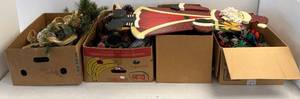 Large Group Of Vintage Christmas Items