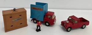 Corgi Toys Vintage Circus Trucks And Cage Some Missing Parts