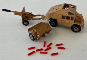 Vintage Die-Cast Corgi Military Vehicle With Projectiles