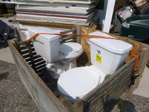 lot 10 image: 3 New Briggs Toilets