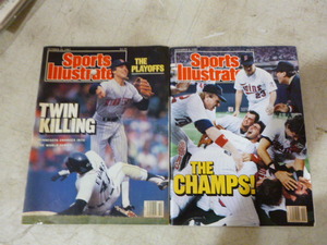 lot 35 image: 2 Sports Illustrated Minnesota Twins World Series Magazines