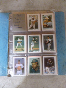 lot 39 image: 1986-1987-1988 Topps (Mini) League Leader Baseball Cards