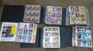 lot 40 image: 6 3-Ring Binders of Baseball Cards