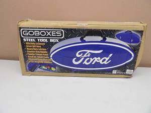 lot 31 image: FORD - GOBOXES STEEL TOOL BOX MODEL F1000V - NEW IN ORIGINAL BOX - AWESOME PIECE - SEE PICTURES