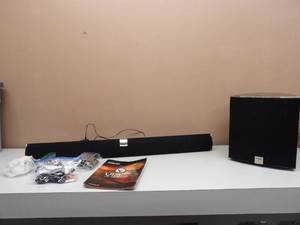 lot 47 image: Vizio VSB210WS Soundbar WSubwoofer - WITH REMOTE & MANUAL - WORKS - NICE - SEE PICTURES