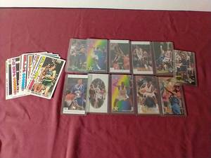 lot 26 image: Oversize Basketball Card Lot - Including Several 1976 Cards