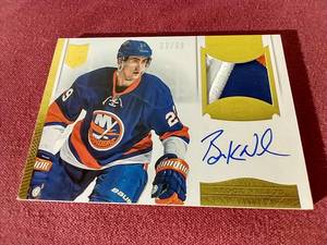 lot 30 image: AutographJersey Rookie Card of Brock Nelson - #d99