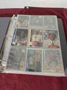 lot 44 image: Basketball Card Album - Numerous Stars