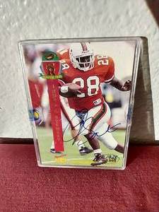 lot 61 image: Autographed James Stewart Rookie Card - #d3,000